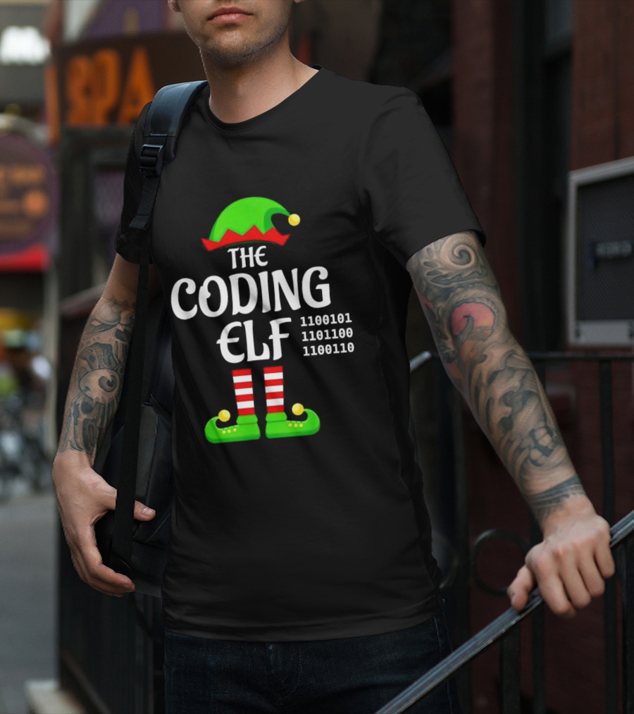 The Coding ELF 1100101 1101100 1101110 T-Shirt