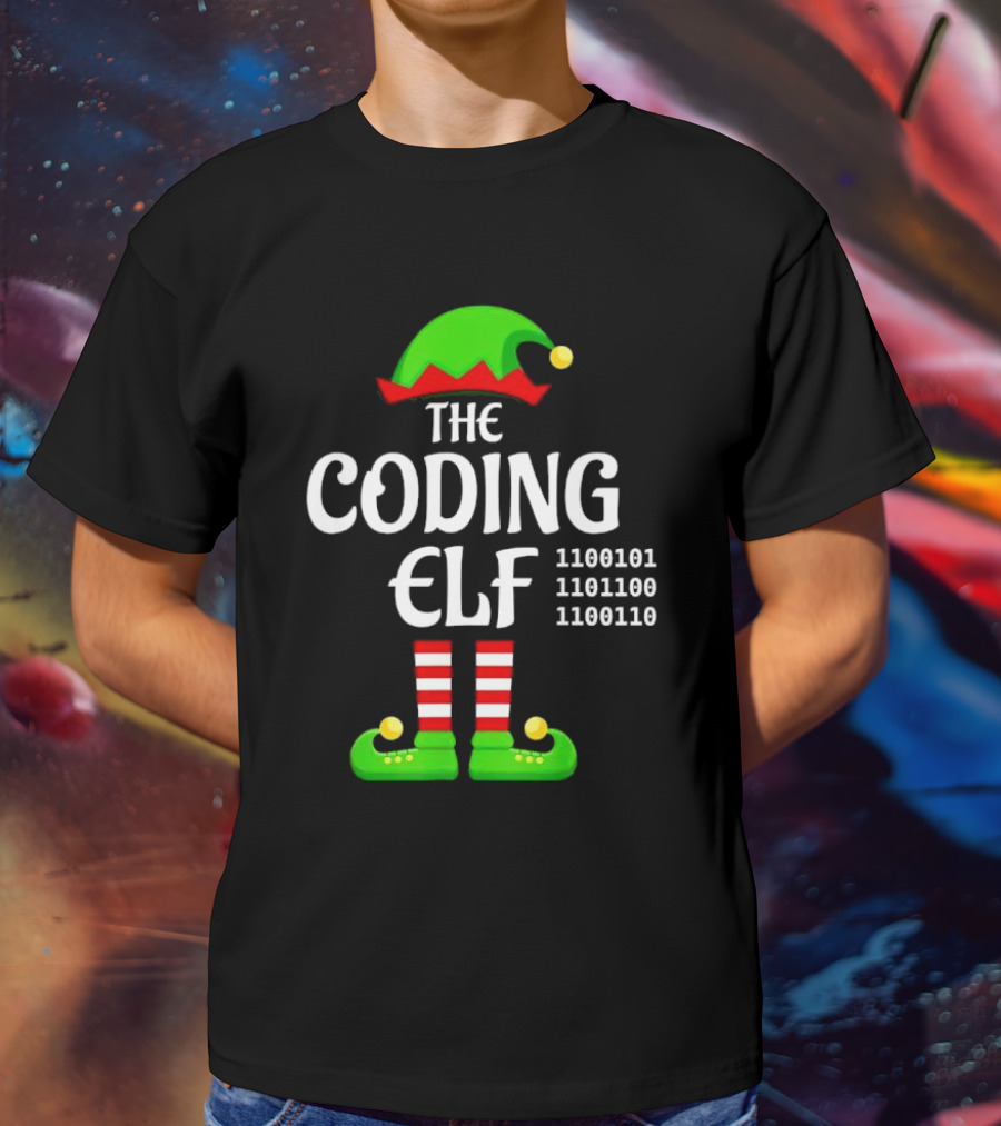 The Coding ELF 1100101 1101100 1101110 T-Shirt