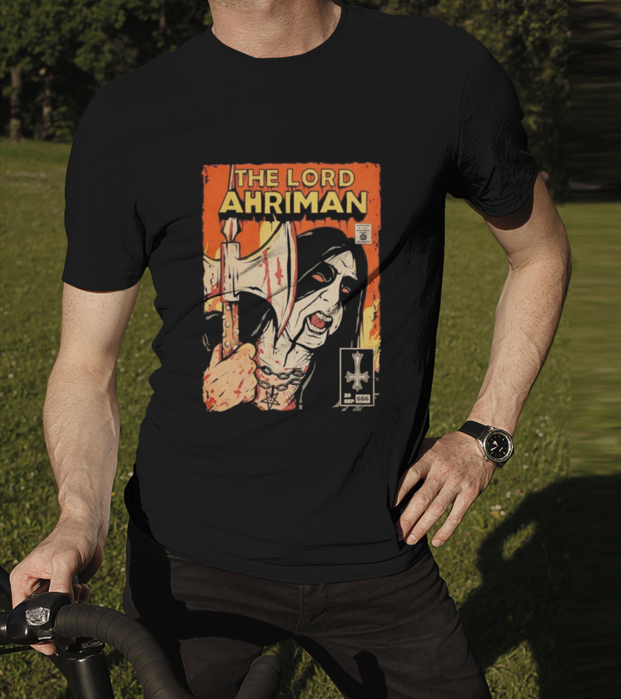 The Lord Ahriman Comic Axe Blood 20 Sep 666 Cover T-Shirt