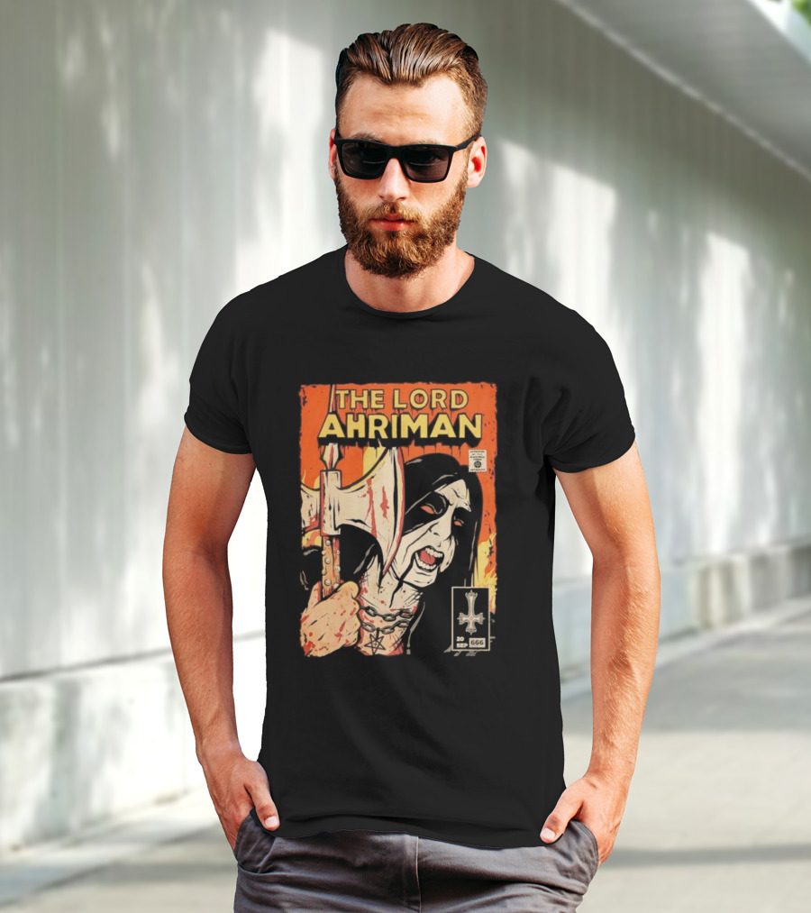 The Lord Ahriman Comic Axe Blood 20 Sep 666 Cover T-Shirt