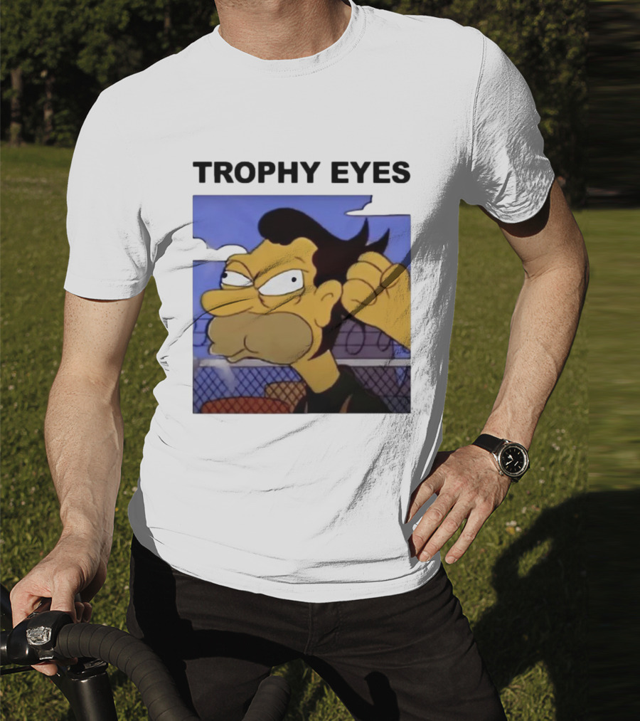TROPHY EYES The Simpson Character Image T-Shirt