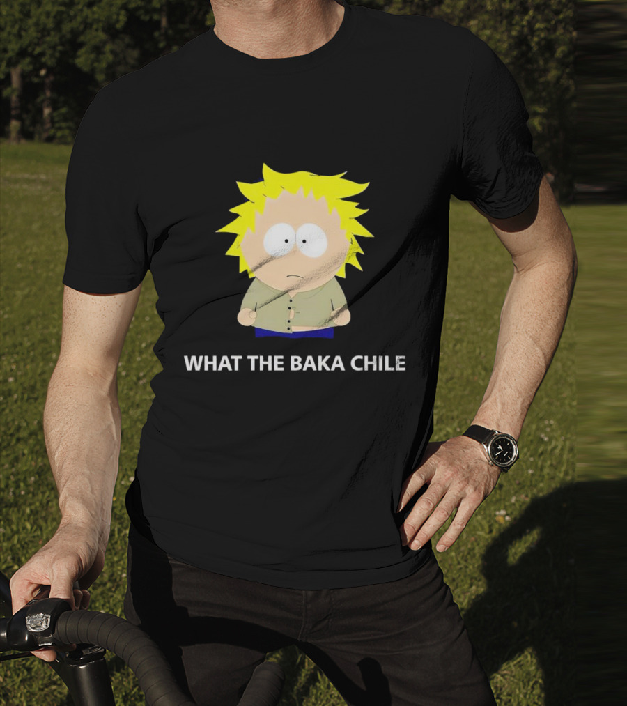 WHAT THE BAKA CHILE South Park Style Character T-Shirt