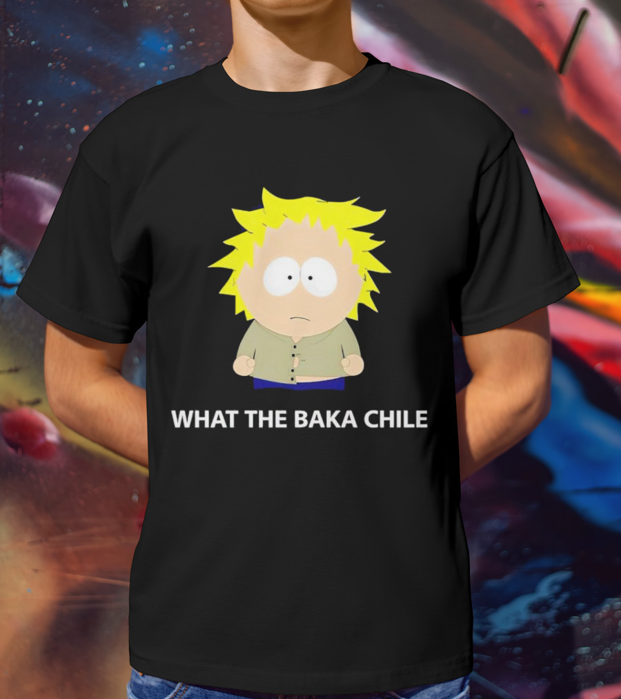WHAT THE BAKA CHILE South Park Style Character T-Shirt