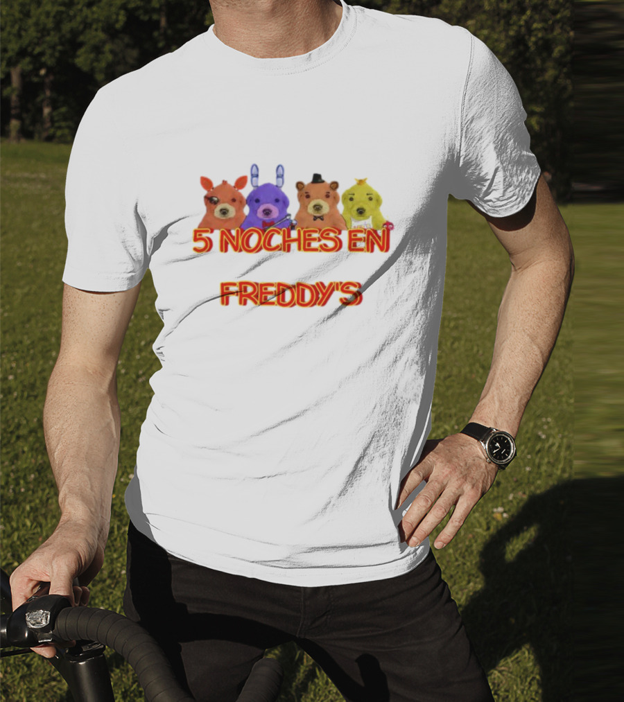 5 Noches En Freddy’s Peluches Colores Animatronics T-Shirt