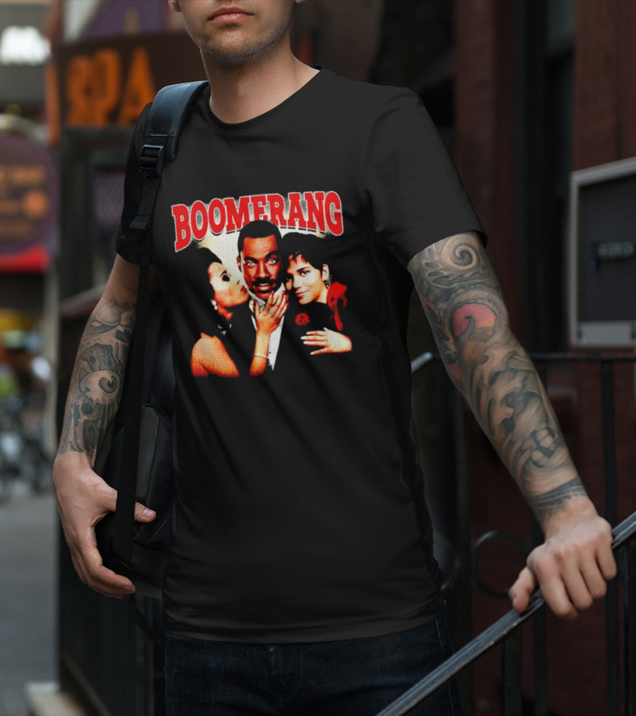 Boomerang Movie Vintage 90s Classic Comedy Trio T-Shirt