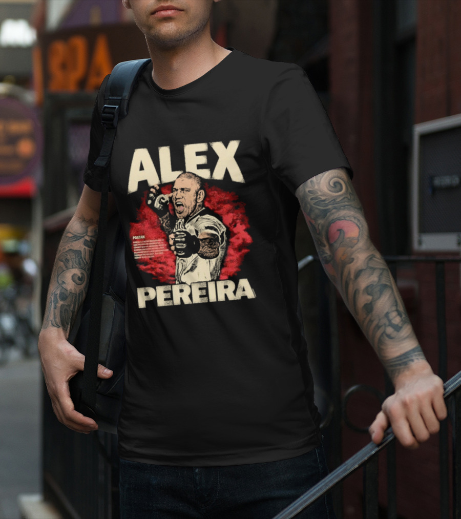 ALEX PEREIRA POATAN Bow And Arrow Fighter T-Shirt