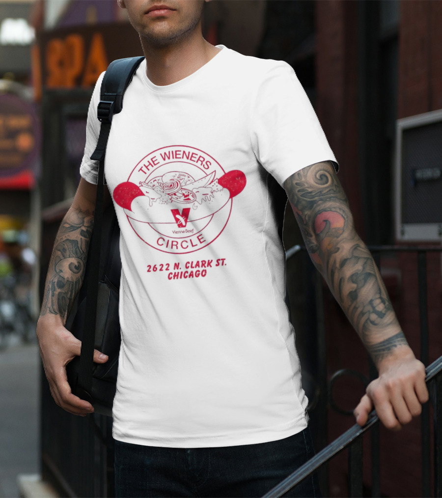 Jason Kelce Vienna Beef The Wieners Circle 2622 N Clark St Chicago T-Shirt