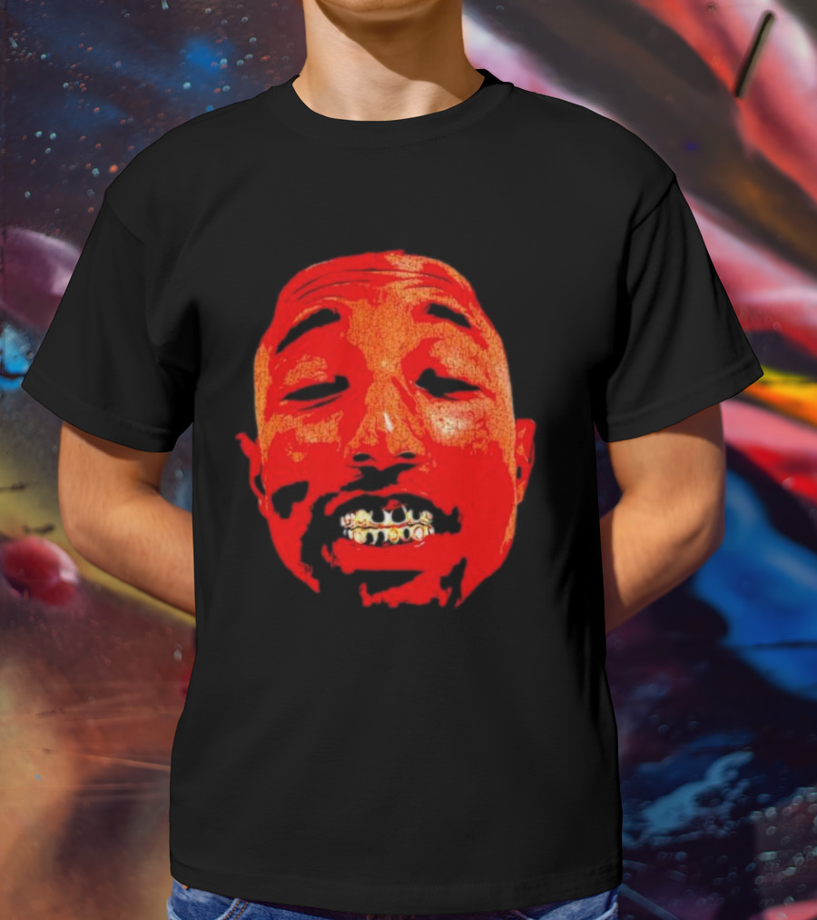 Pharrell Suicide Wrist Red Tee Face Grills T-Shirt