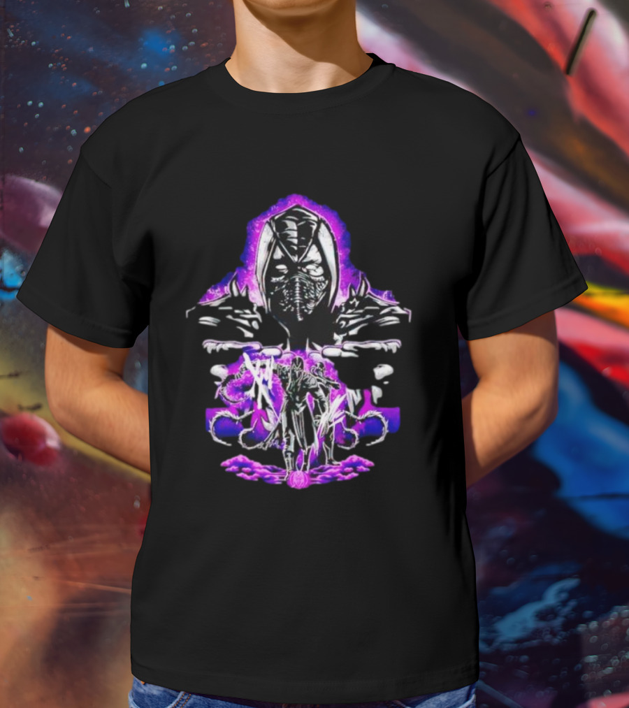 Noob Saibot's Shadow Assault With Purple Aura T-Shirt