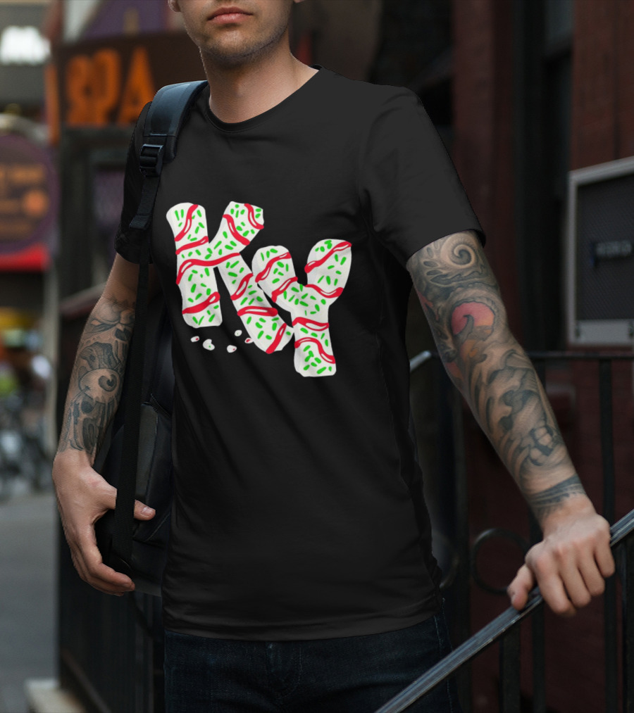 Christmas Treat KY Candy Cane-Inspired T-Shirt