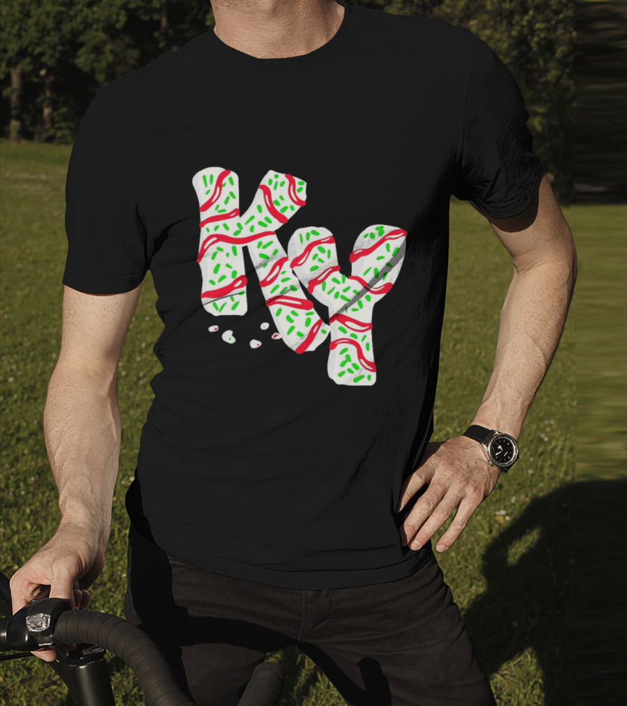 Christmas Treat KY Candy Cane-Inspired T-Shirt