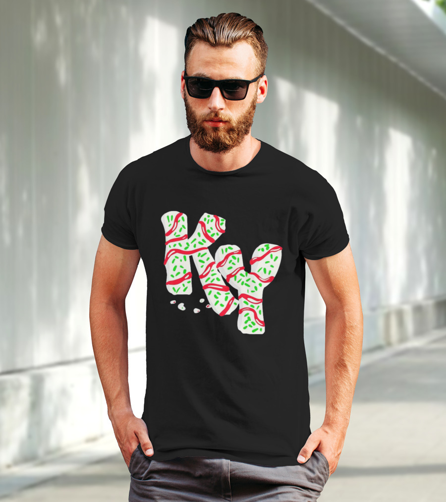 Christmas Treat KY Candy Cane-Inspired T-Shirt