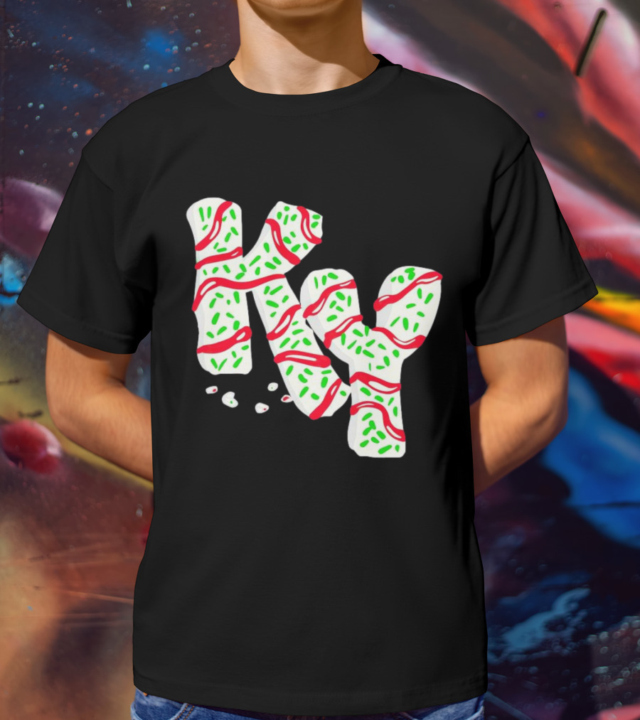 Christmas Treat KY Candy Cane-Inspired T-Shirt