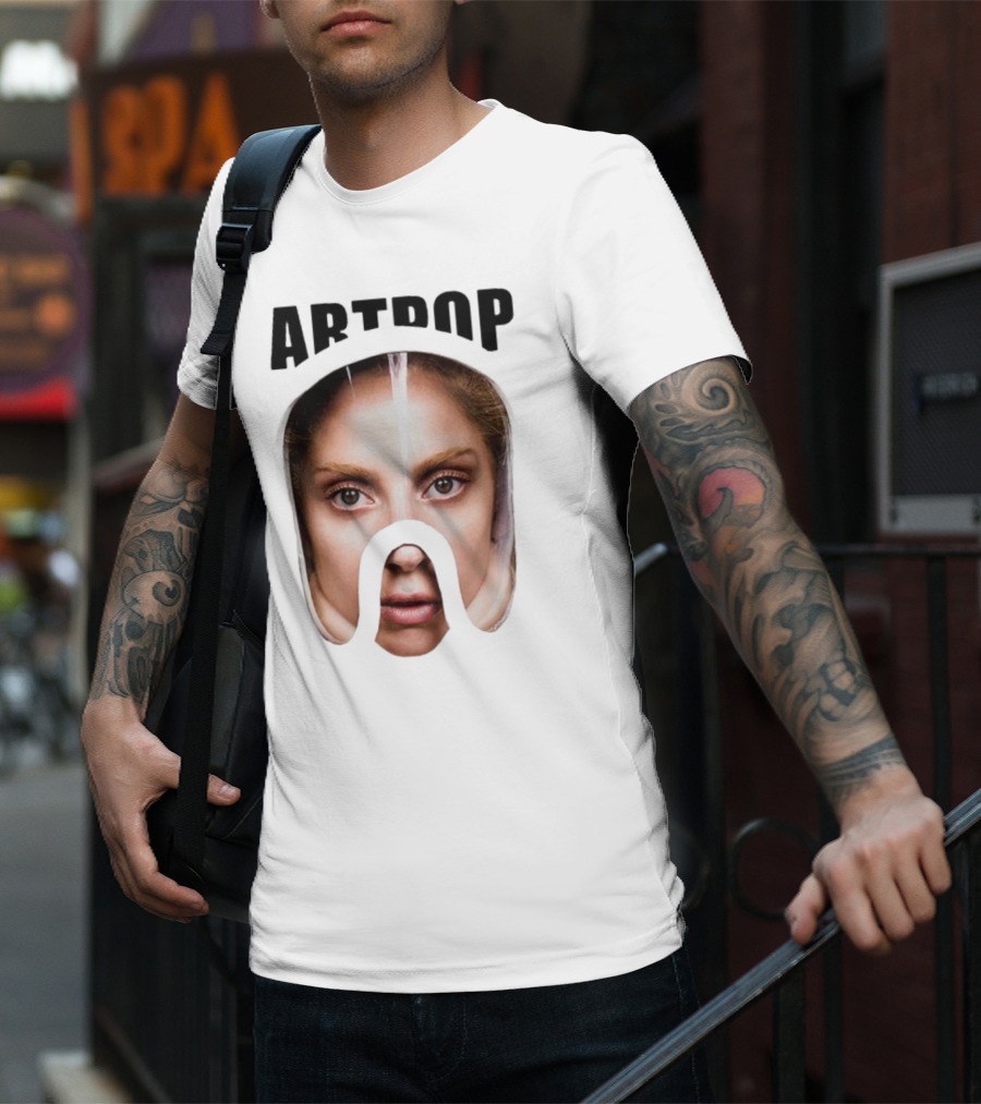 Lady Gaga Artpop Face Mask T-Shirt