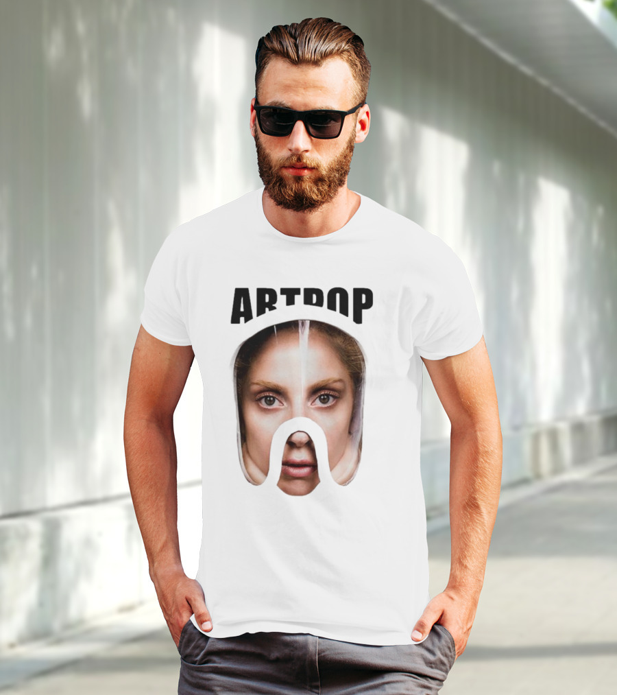 Lady Gaga Artpop Face Mask T-Shirt
