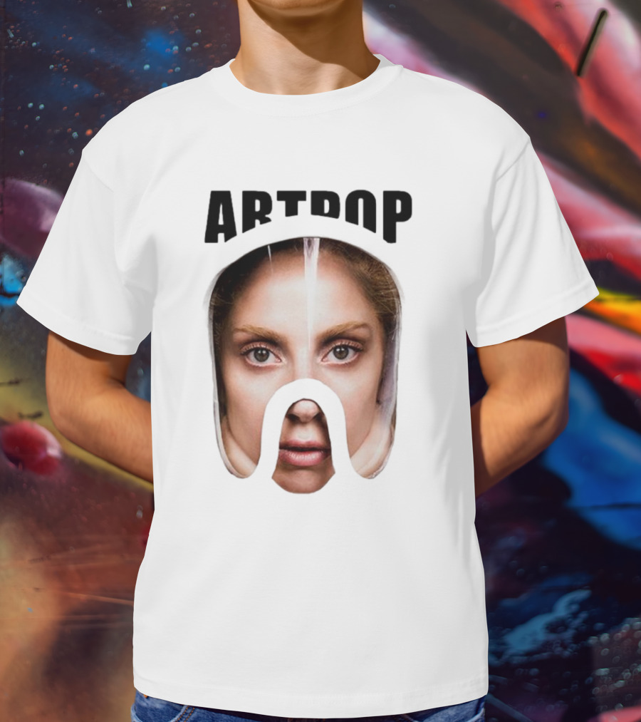 Lady Gaga Artpop Face Mask T-Shirt