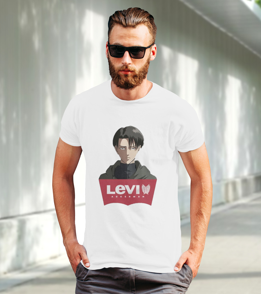 Levi Ackerman Anime Character Iconic T-Shirt