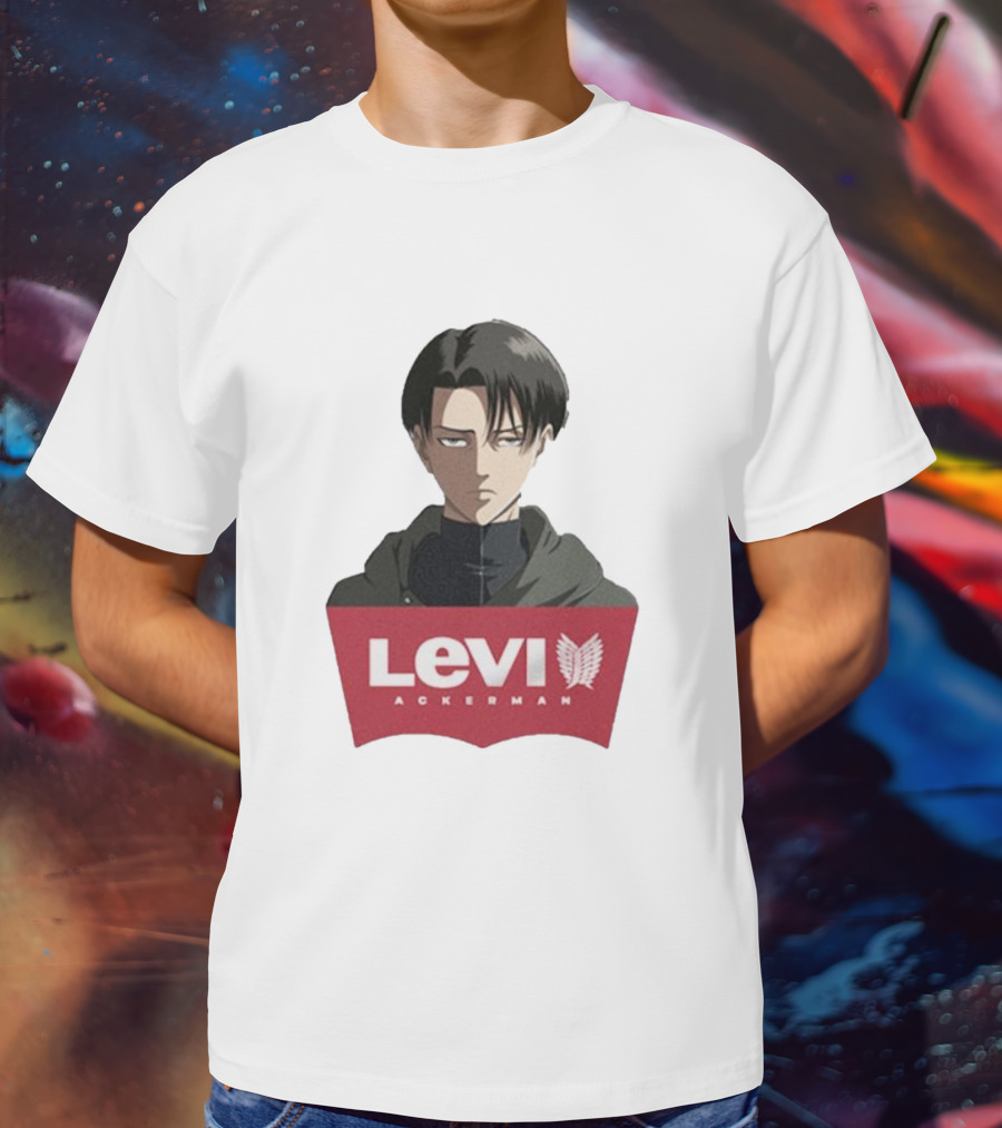 Levi Ackerman Anime Character Iconic T-Shirt