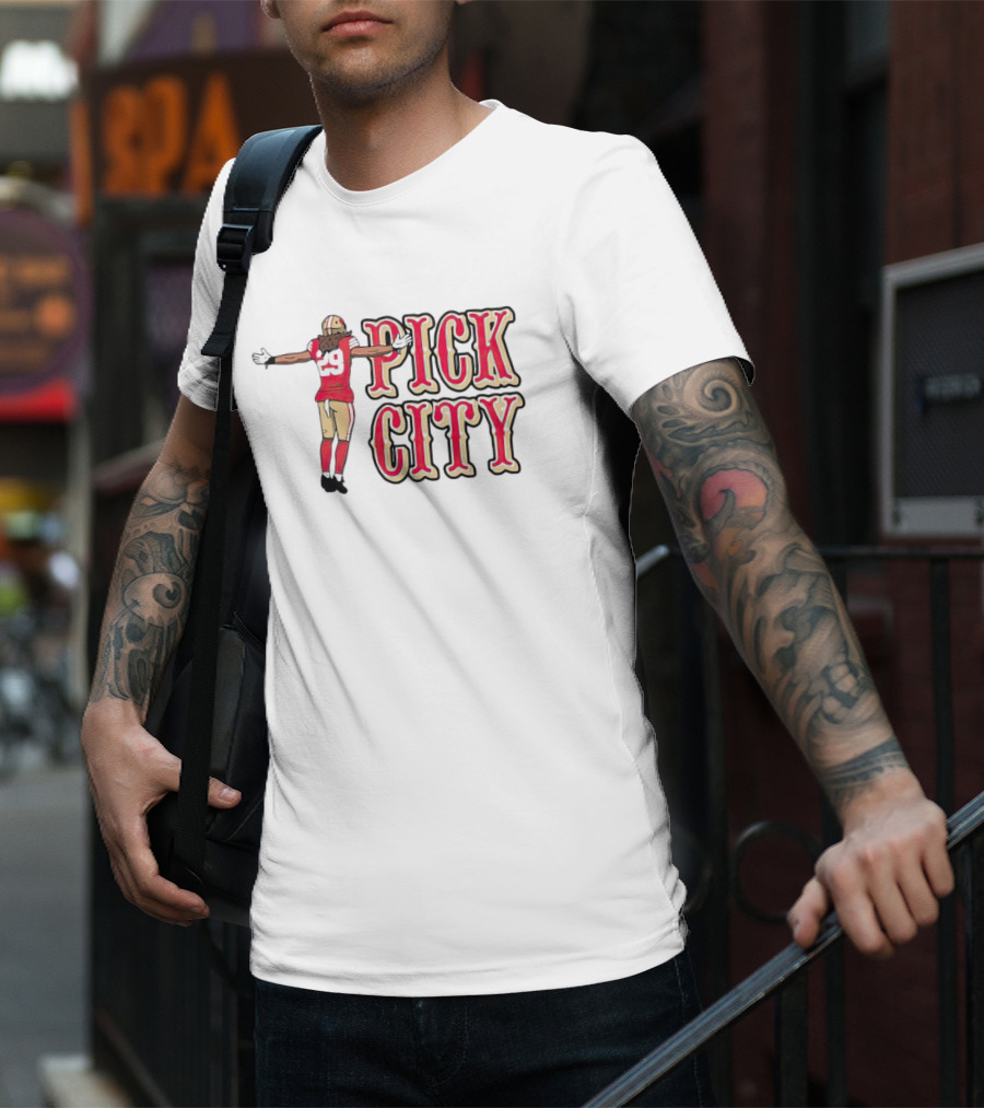 Talanoa Hufanga Pick City 49ers T-Shirt