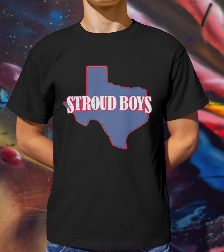 Texas Stroud Boys Texas Map T-Shirt