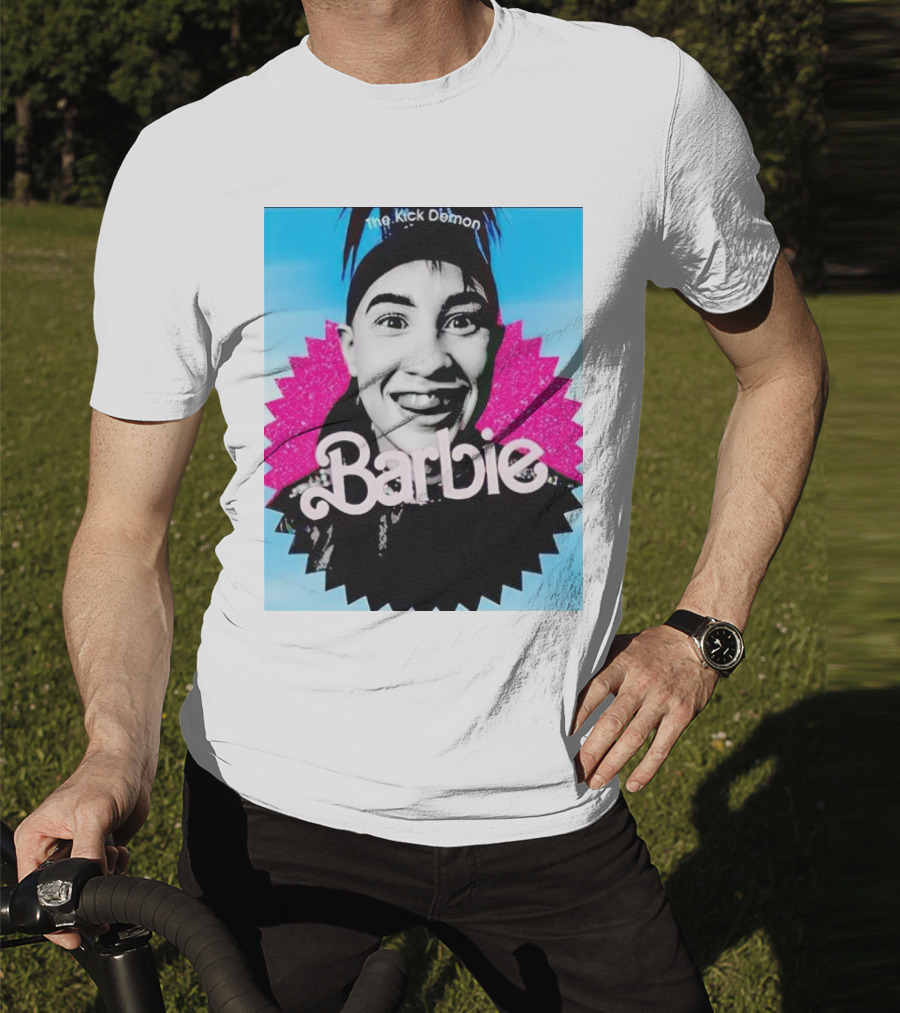 The Kick Demon Barbie Iconic Bold Face T-Shirt
