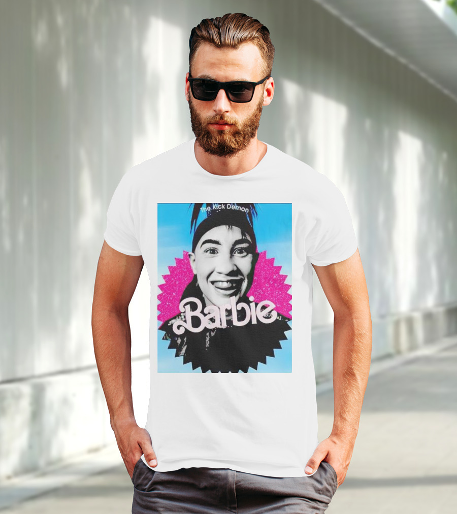 The Kick Demon Barbie Iconic Bold Face T-Shirt
