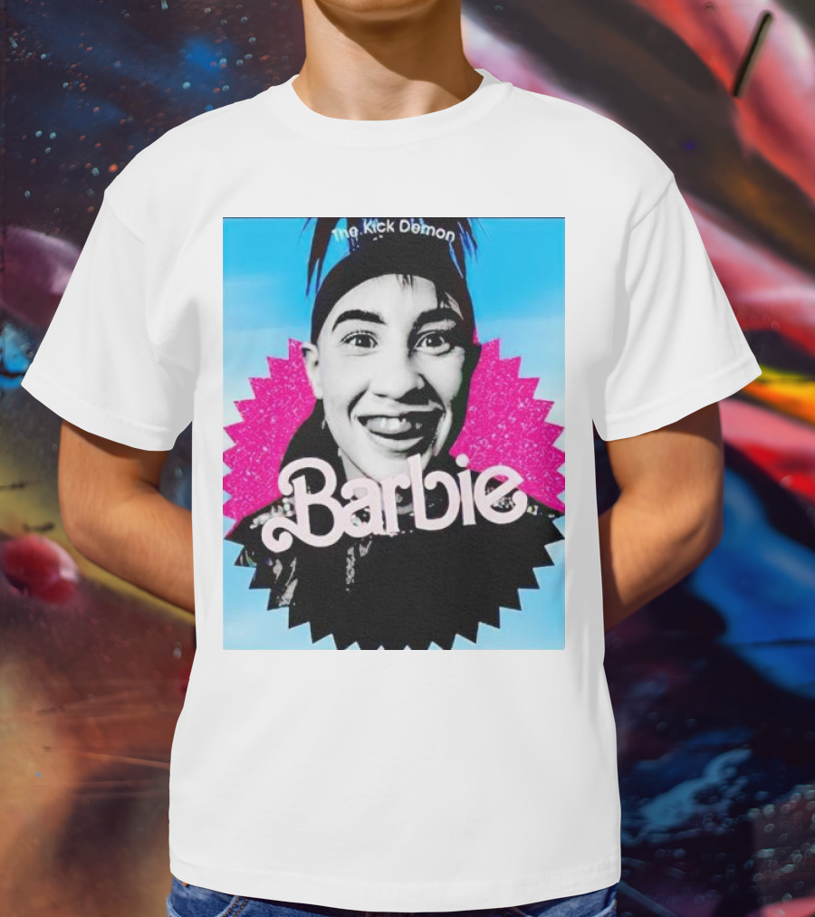 The Kick Demon Barbie Iconic Bold Face T-Shirt