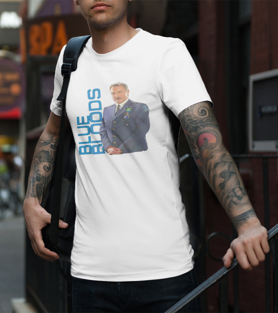 Blue Bloods Tom Selleck Commissioner Frank Reagan T-Shirt