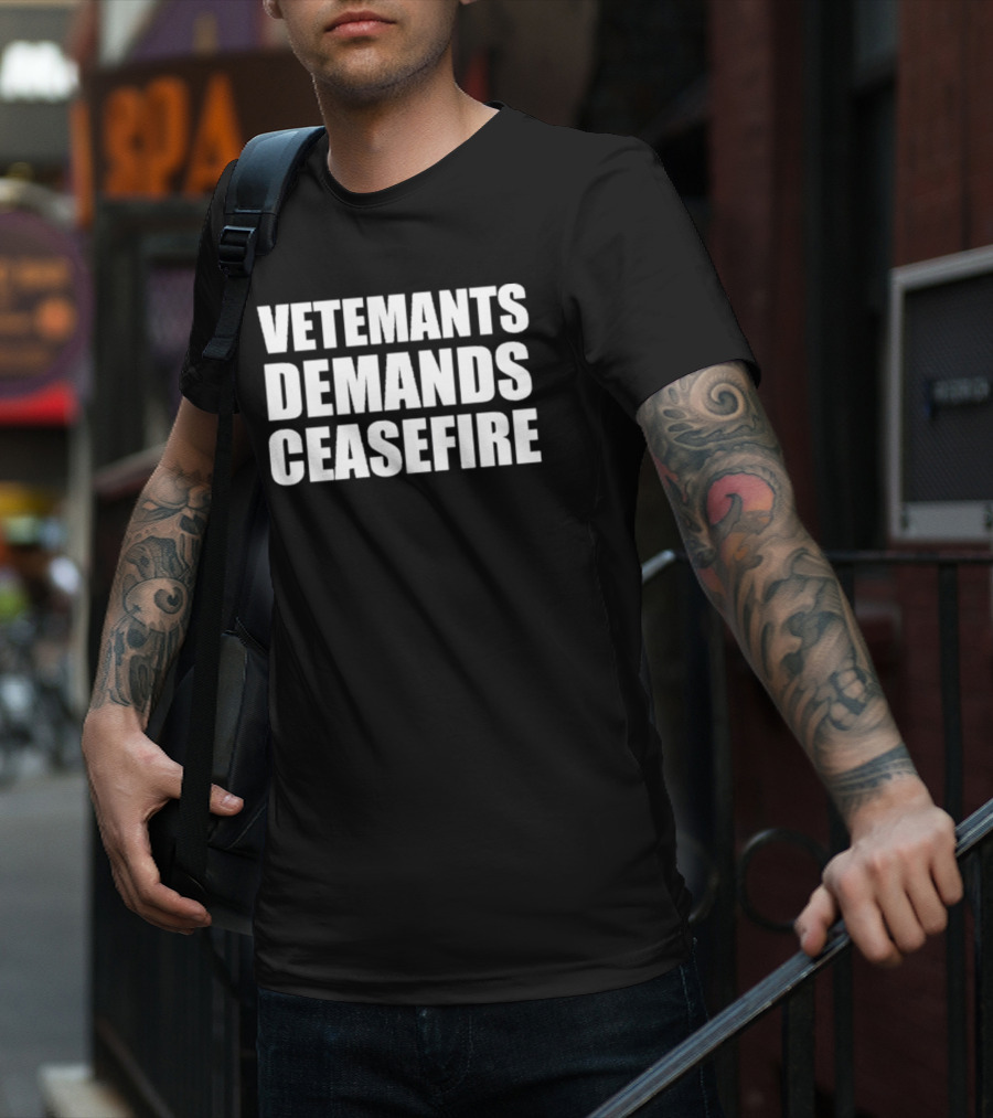 Vetements Demands Ceasefire T-Shirt