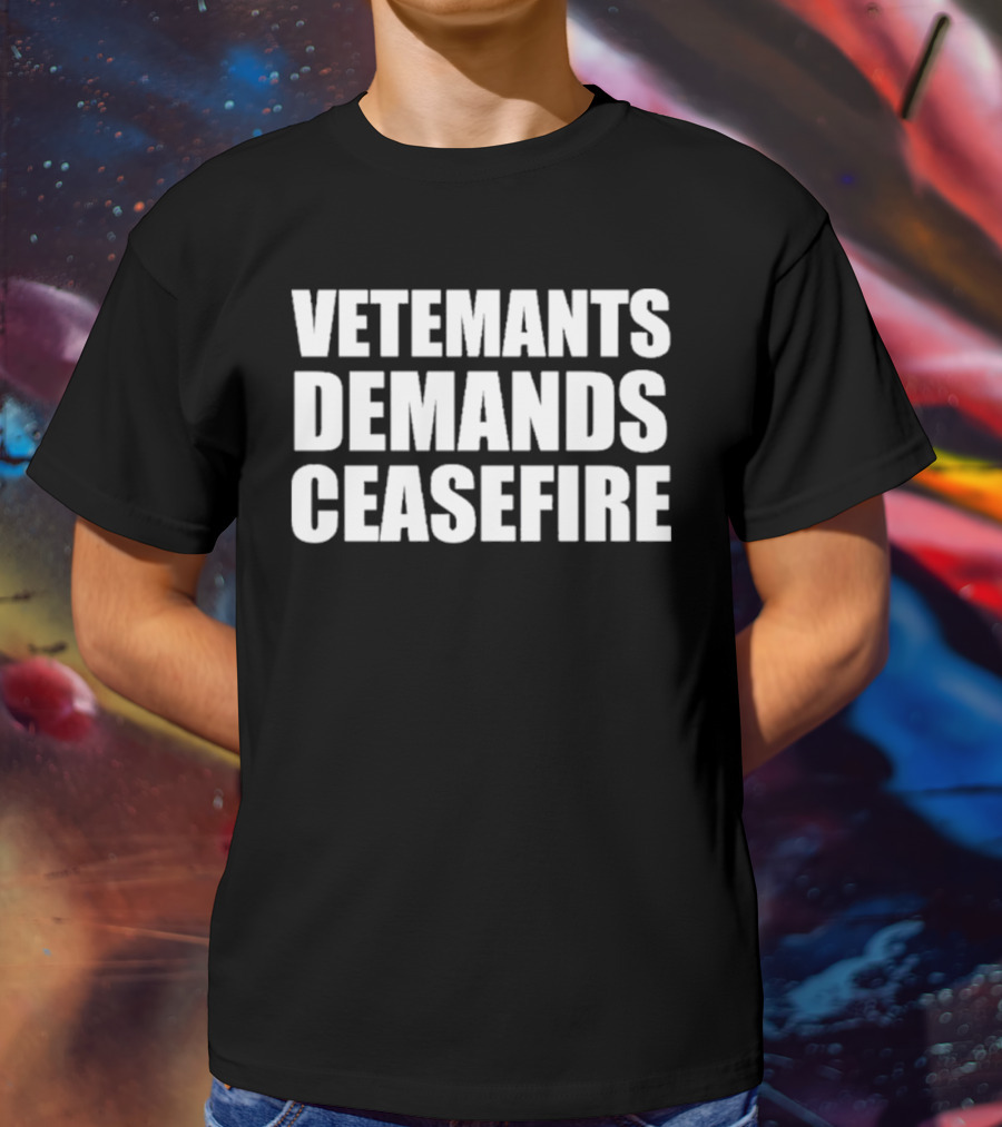 Vetements Demands Ceasefire T-Shirt