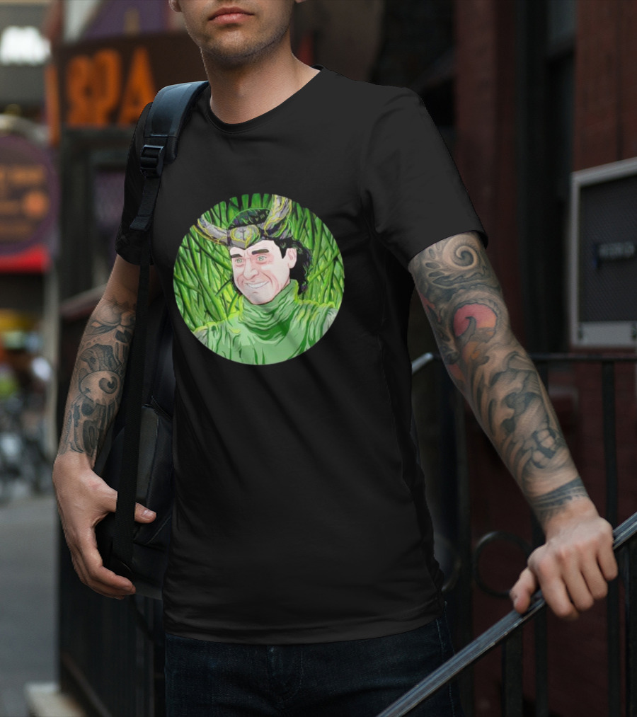 Breaking Bad Loki Crossover Horned Green Character T-Shirt