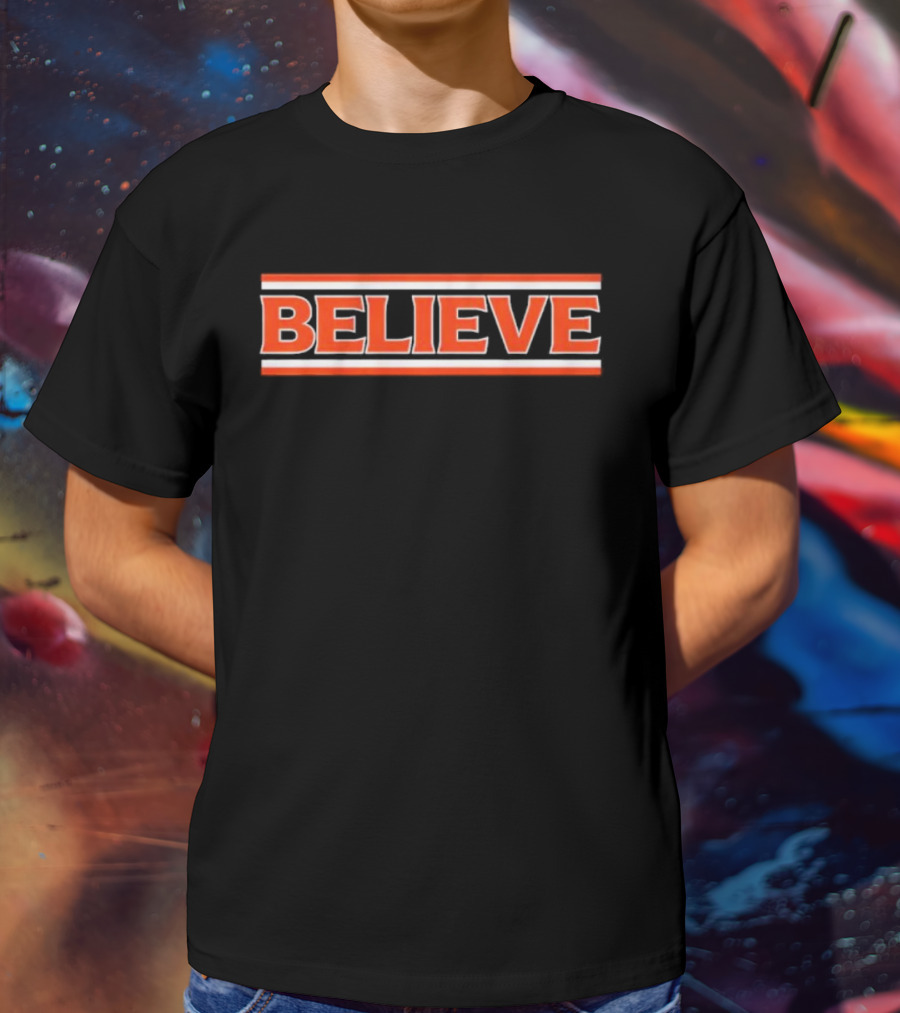 Cleveland Browns Believe Football T-Shirt