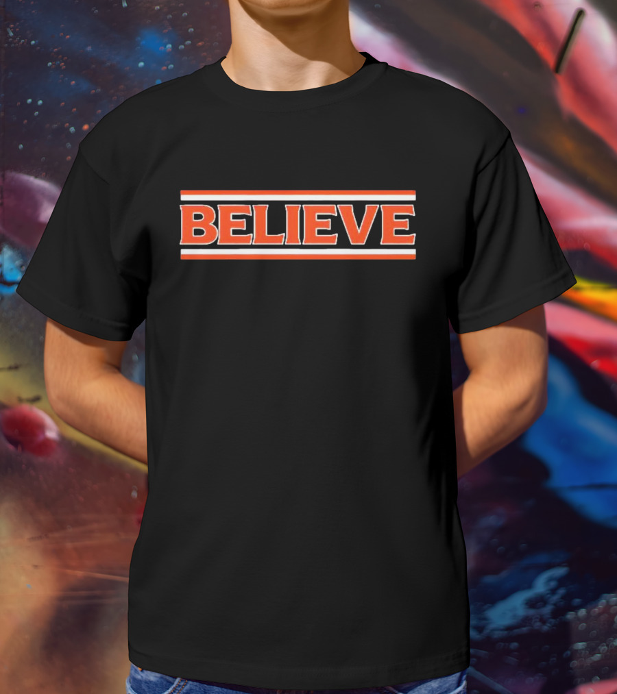Cleveland Football Believe Browns Team Spirit T-Shirt