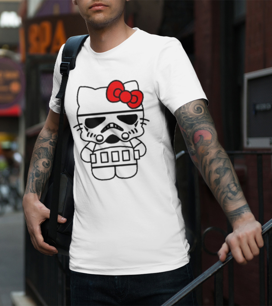 Hello Kitty Star Wars Stormtrooper Crossover T-Shirt