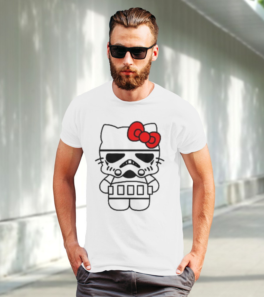 Hello Kitty Star Wars Stormtrooper Crossover T-Shirt