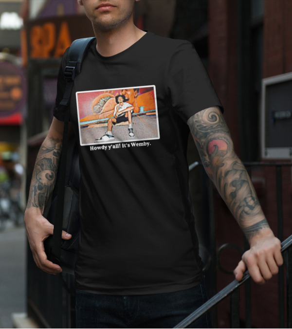 Howdy Y’all It’s Wemby Vintage Style Retro T-Shirt
