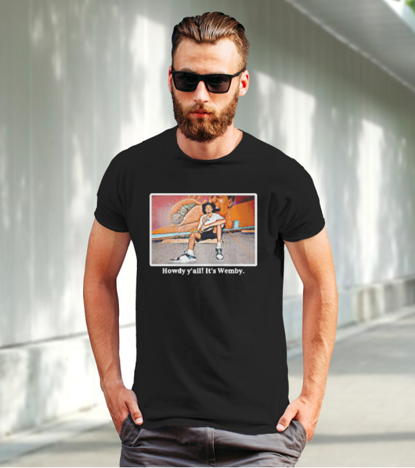 Howdy Y’all It’s Wemby Vintage Style Retro T-Shirt