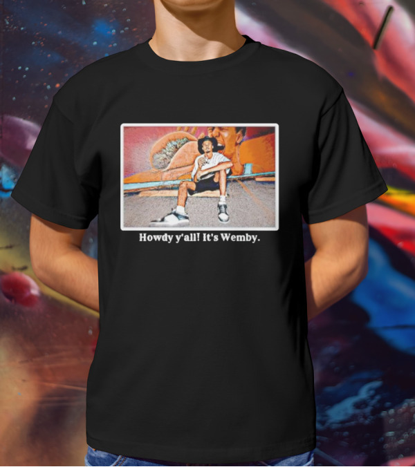 Howdy Y’all It’s Wemby Vintage Style Retro T-Shirt