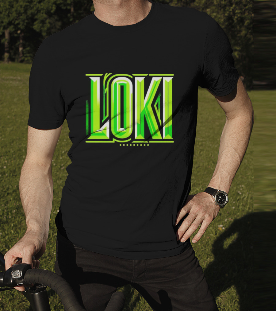 Loki Marvel Series Green Gradient T-Shirt
