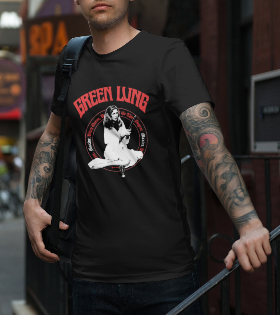 Green Lung Maxine Witch Queen Black Magic Ritual Iconic T-Shirt