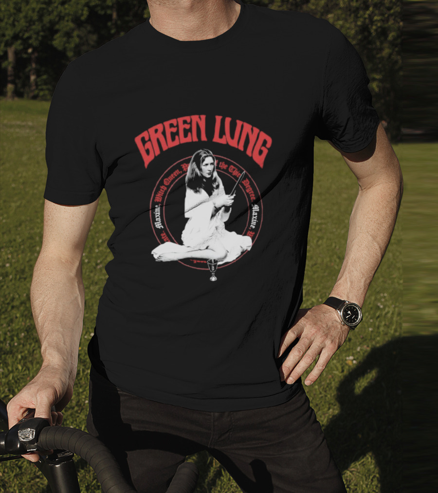 Green Lung Maxine Witch Queen Black Magic Ritual Iconic T-Shirt