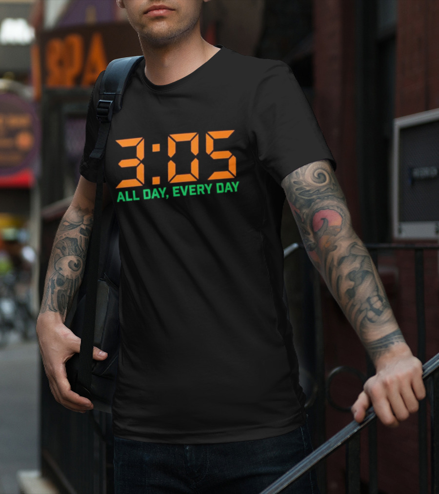 3:05 All Day Every Day Miami 305 T-Shirt