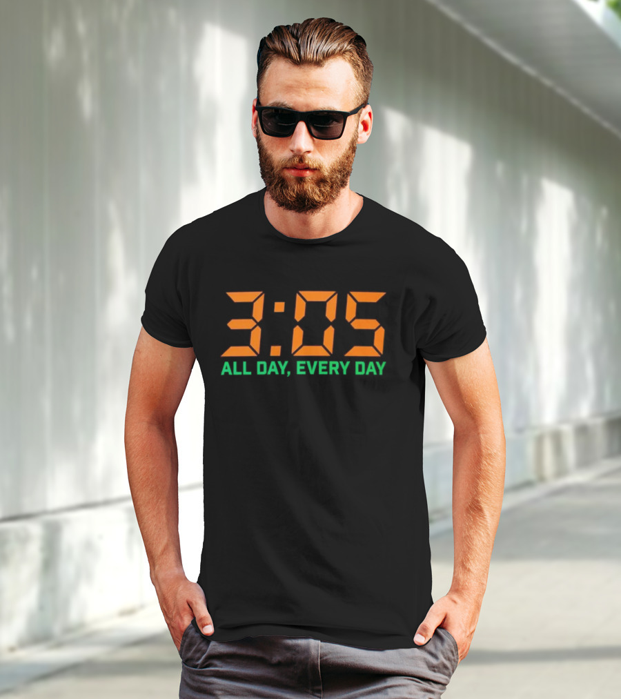 3:05 All Day Every Day Miami 305 T-Shirt