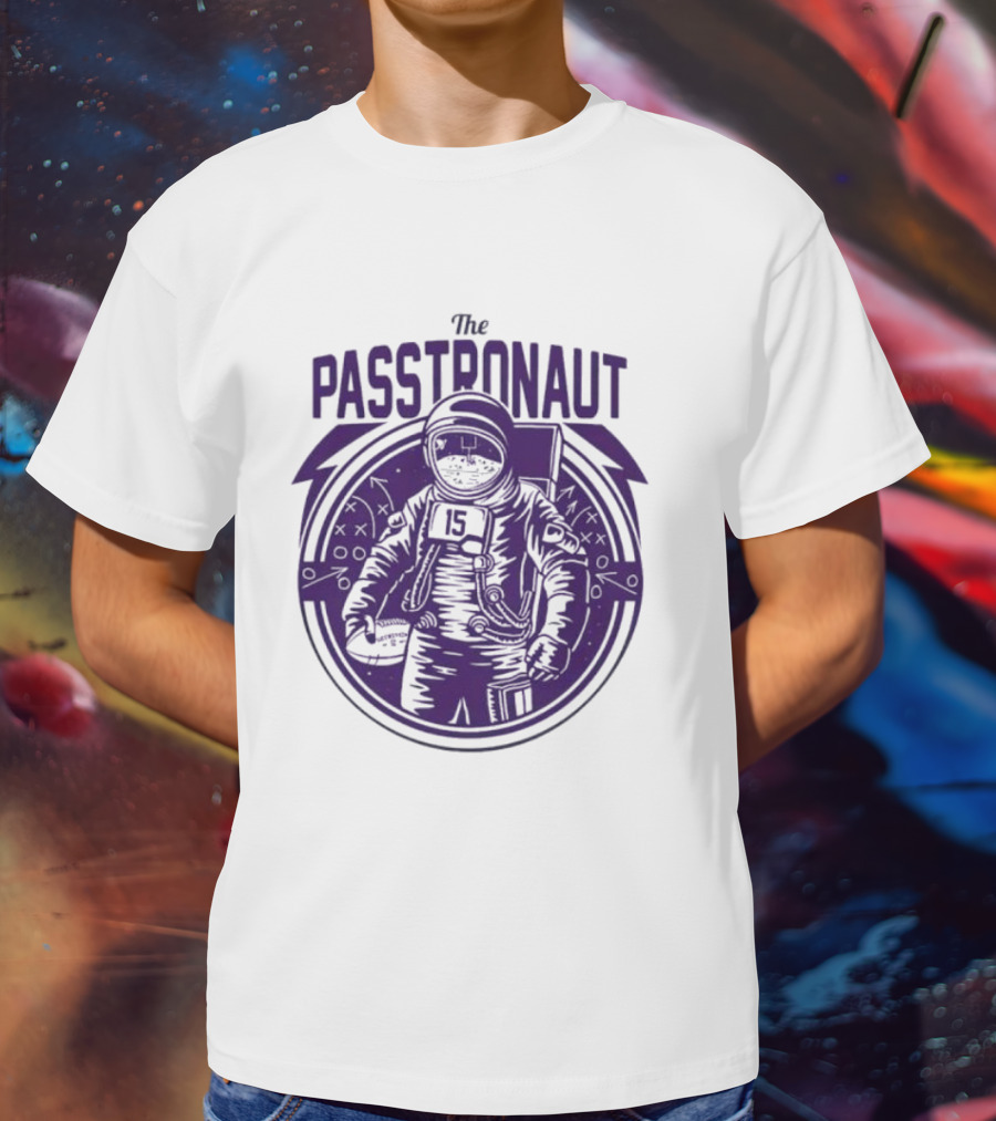 Minnesota Vikings The Passtronaut Astronaut Player Number 15 T-Shirt