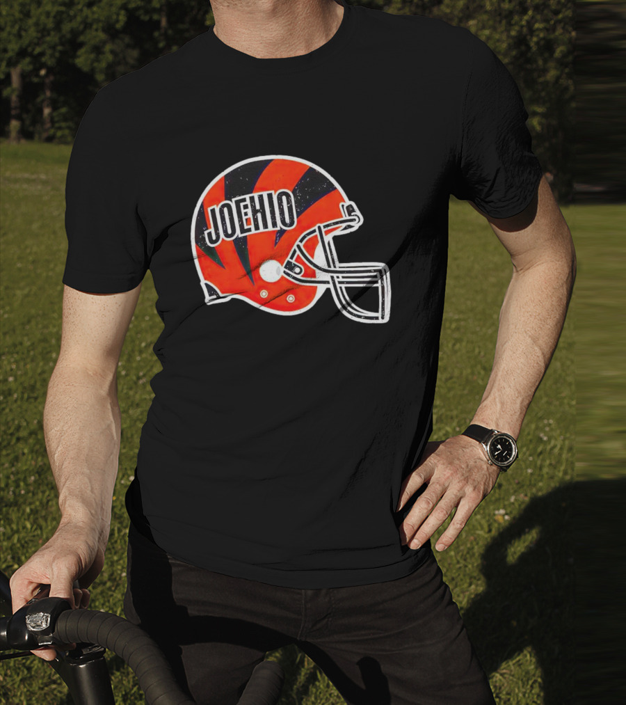 Cincinnati Bengals Joehio Football Helmet T-Shirt