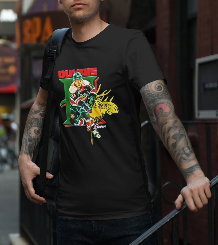 Dumais Eleven Halifax Mooseheads Hockey Player Image T-Shirt