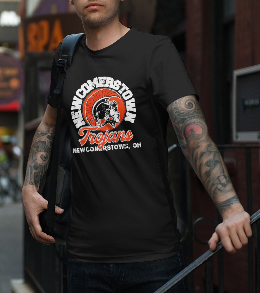Newcomerstown Trojans Newcomerstown OH Helmet Emblem T-Shirt