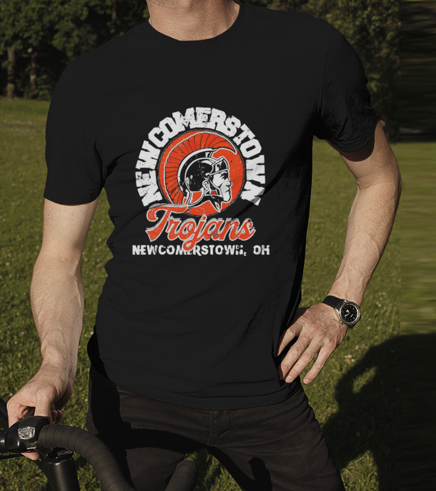 Newcomerstown Trojans Newcomerstown OH Helmet Emblem T-Shirt