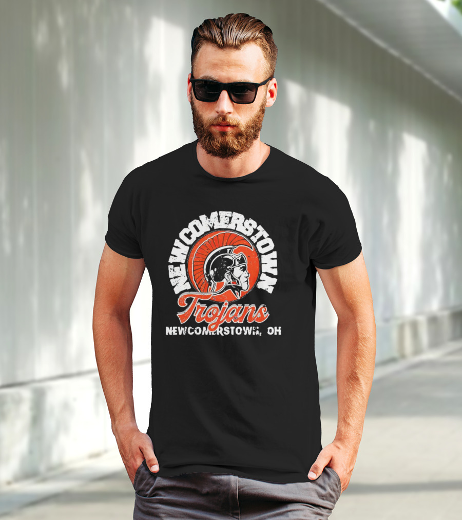 Newcomerstown Trojans Newcomerstown OH Helmet Emblem T-Shirt