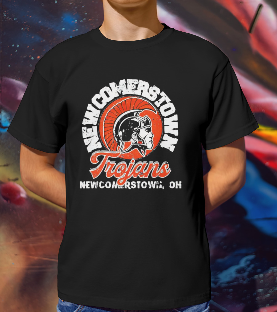 Newcomerstown Trojans Newcomerstown OH Helmet Emblem T-Shirt